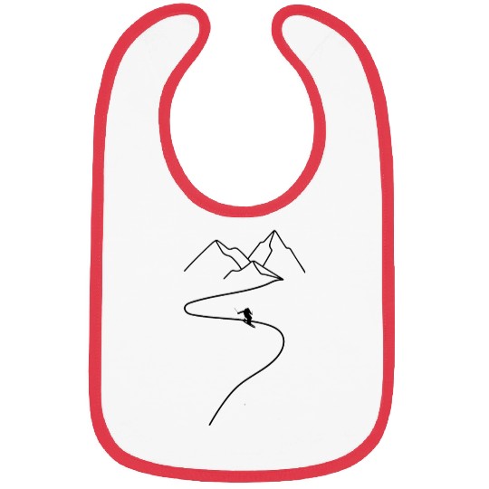 Skiing Mountains Winter sports Nature Bibs