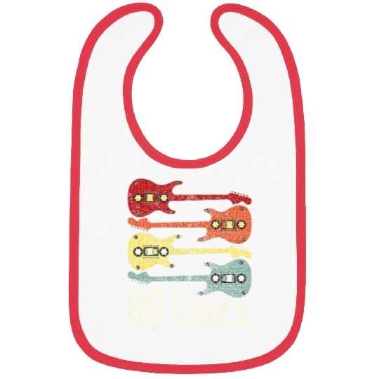 80s Rock Band Guitar Cassette Tape 1980s Bibs