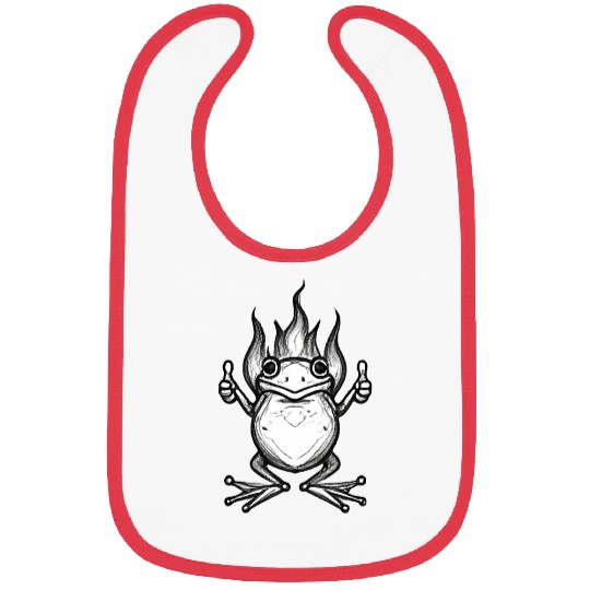 THE FUNNY frog Bibs