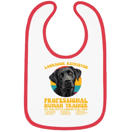 LABRADOR RETRIEVER PROFESSIONAL HUMAN TRAINER Bibs