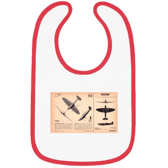 Spitfire Recognition Sheet Bibs