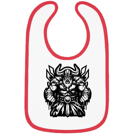 Powerful Viking Warrior Version 2 Bibs