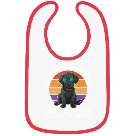 Labrador Lover AFFECTIONATE TRACKER Labrador Bibs