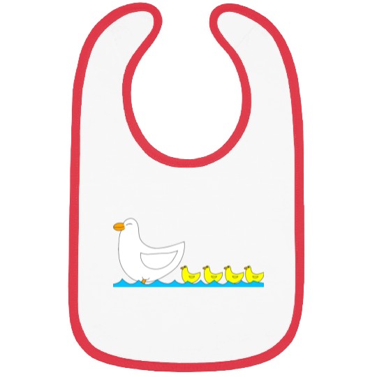 Duck with ducklings Bibs