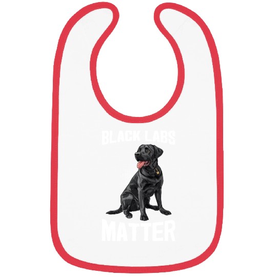 Black Labrador BLACK LABS MATTER Labrador Bibs