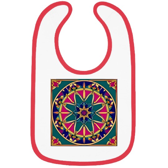 Persian Rug Medallion Bibs