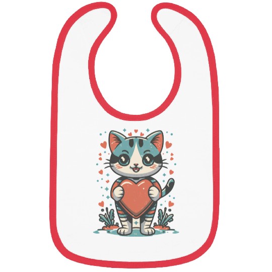 cat mom Bibs