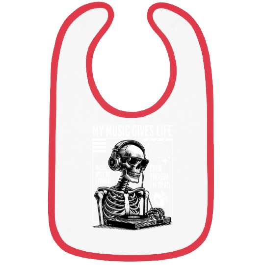 Skeleton DJ Bibs