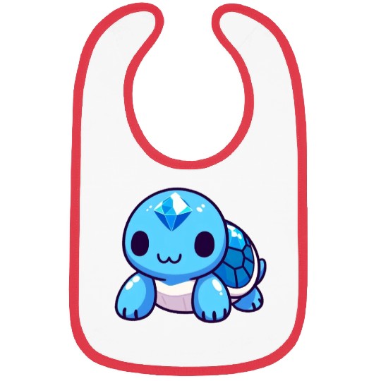 Sapphire Turtle Bibs