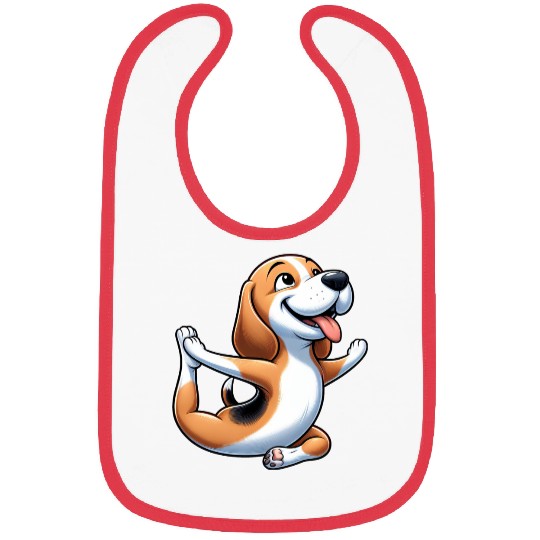 Beagle Yoga Fitness Meditation Bibs