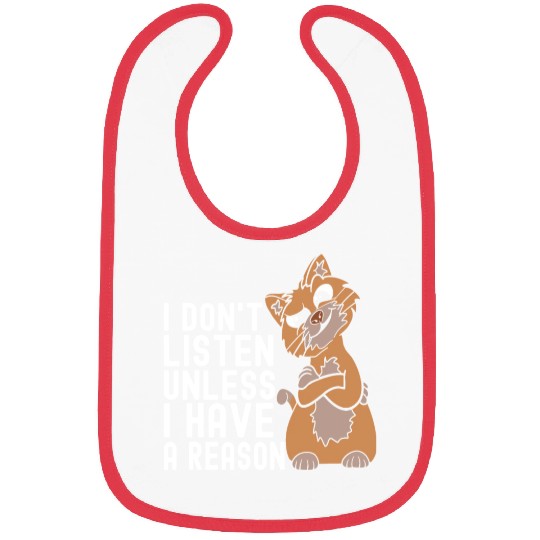 Sassy Ginger Cat Funny Cat Owner Bibs