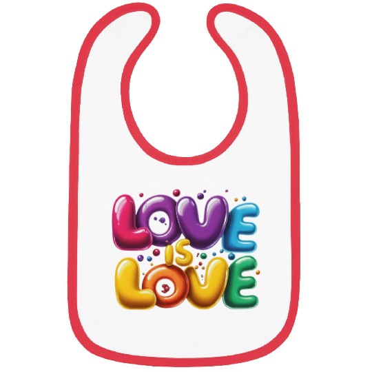 Love is Love Bibs