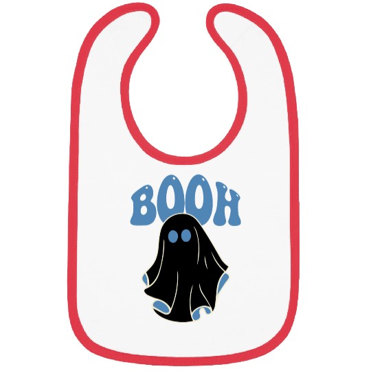 funny Halloween ghost Bibs design