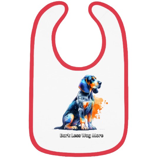Bluetick Coonhound Dog: Bark Less, Wag More Bibs