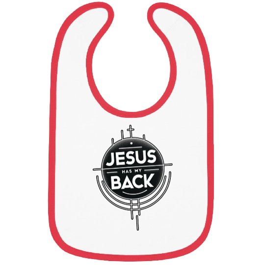 Jesus Has My Back 19 Bibs