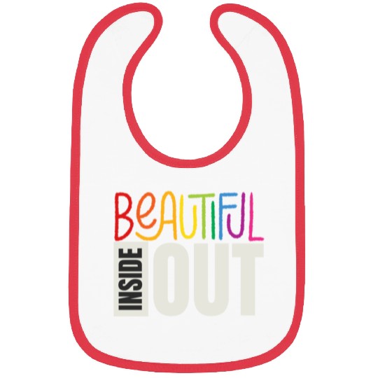 Beautiful Inside Out (black) Bibs