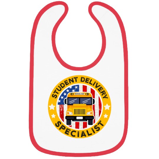 School Bus Driver American Flag School Bus Driver Bibs