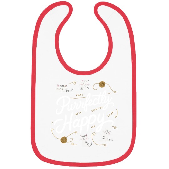 happy cat Bibs