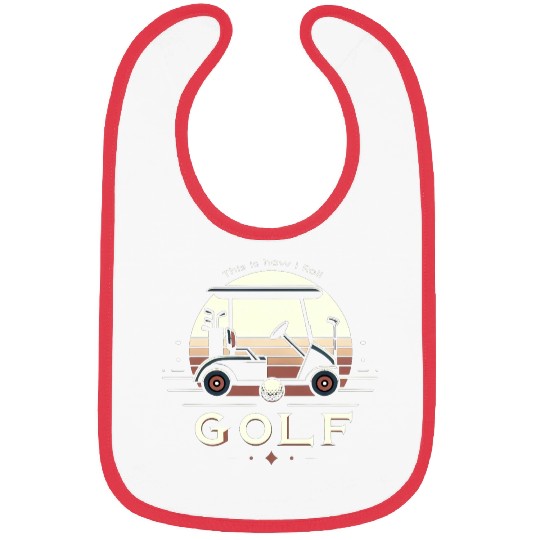 Golf Cart Sunset Bibs