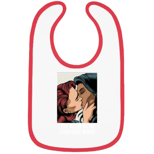 Esther/Vashti Midrash Jewish Lesbians LGBTQ+ Humor Bibs