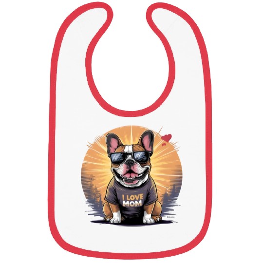 French Bulldog - Mother's day gift Bibs