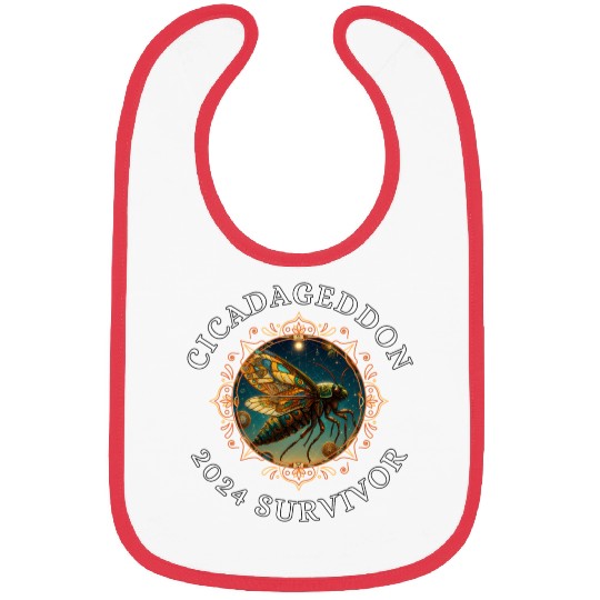 Cicadageddon Invasion Tour 2024 Funny Cicada Event Bibs