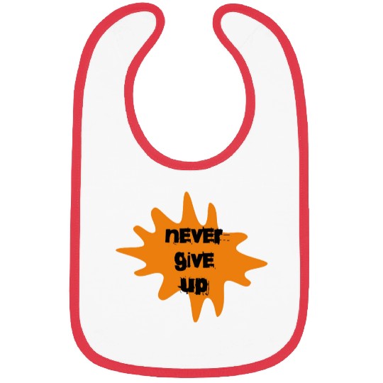NEVER GIVE UP Bibs