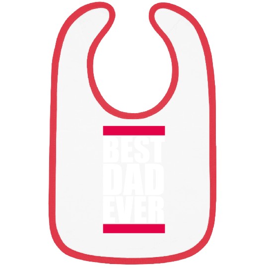 The Best Dad Ever Coolest Daddy in the World Love Bibs