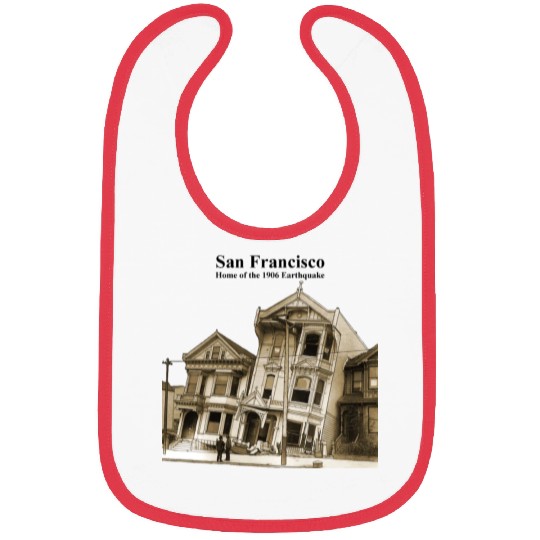 San Francisco 1906 Earthquake Illustration URM Bibs