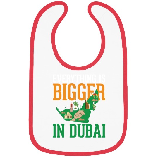 Dubai Map: The City of Dreams Bibs