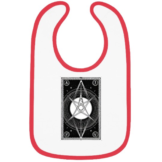 Tarot Card Reader Astrology Occult Mystical Bibs