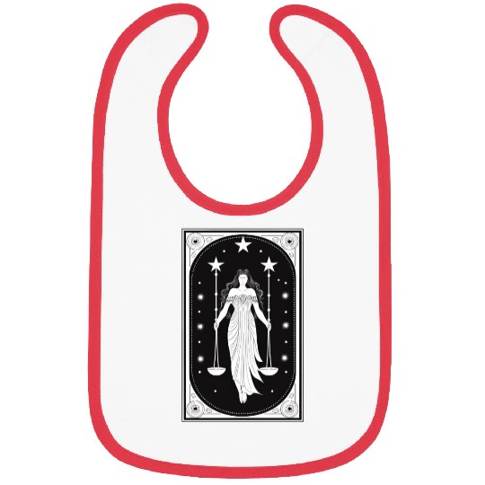 Themis Tarot Card Astrology Occult Mystical Bibs