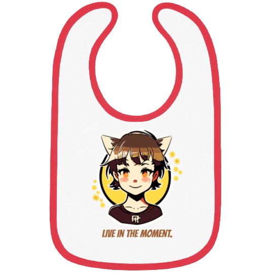 Live in the Moment: Manga Anime Girl Bibs