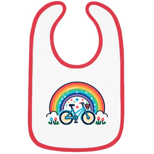 Bicycle and rainbow Bibs