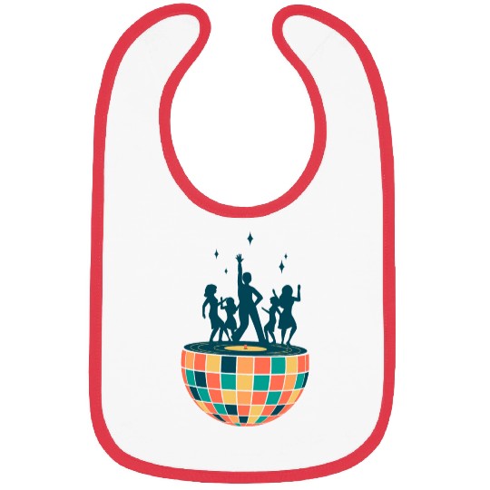 Disco ball - Dancing - Groovy - Clockwork Elements Bibs