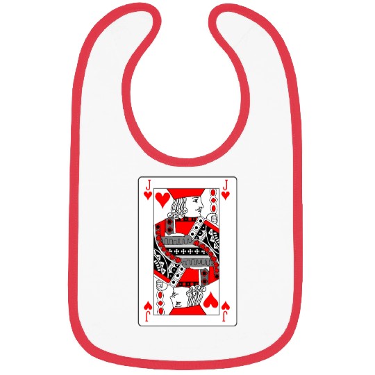 Jack Playing card hearts Bibs