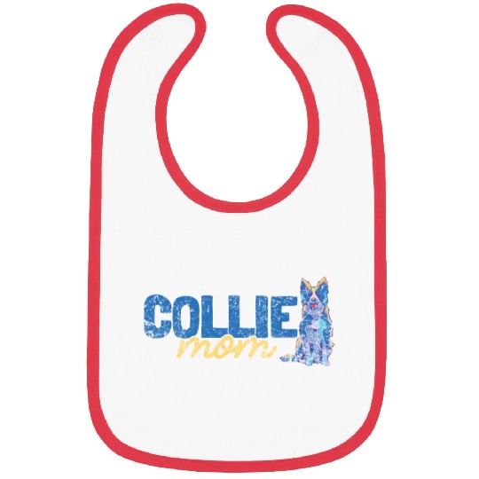 Unique Border Collie Design For Dog Lovers Bibs