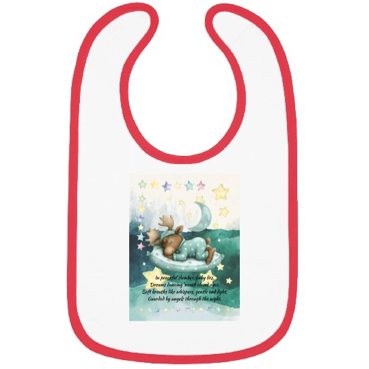 Baby Moose Poem Bibs