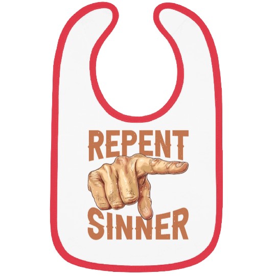 Repent Sinner 29 Bibs