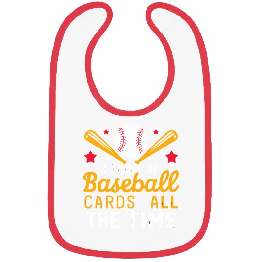 Baseball Cards Baseball Player Baseball Fan Gift Bibs