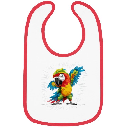 Macaw Parrot for a Bird Lover Animal Lover Bibs