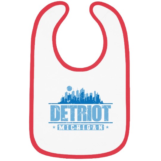 Detroit Michigan City in the USA Bibs
