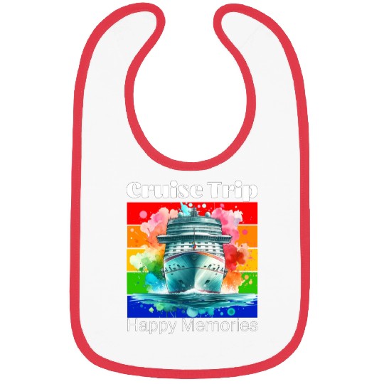 cruise trip happy memories Bibs