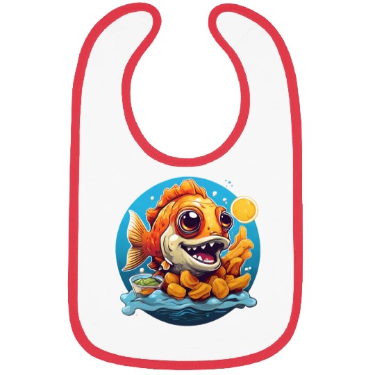 Fish and Chips Bibs