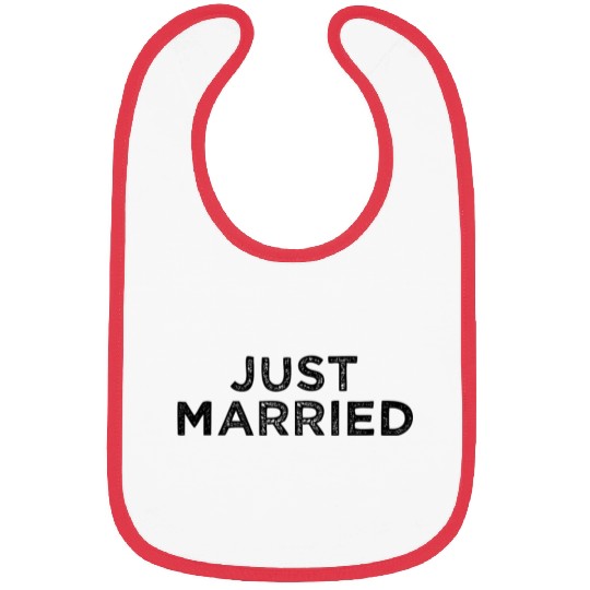 Just Married Honeymoon Couples Women & Men Bride Bibs