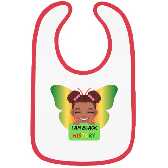 I Am Black history Bibs