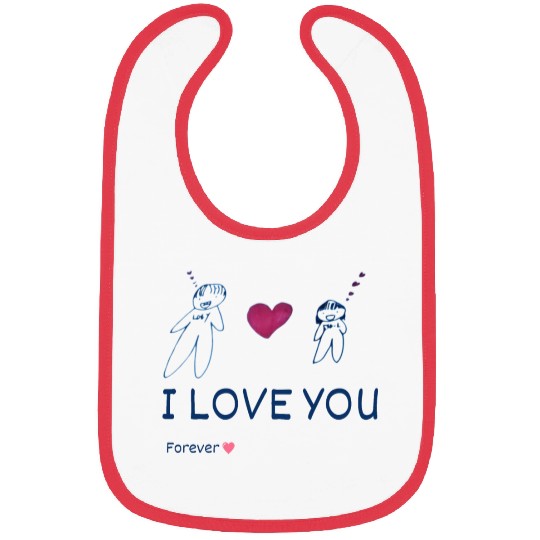 I LOVE YOU Bibs