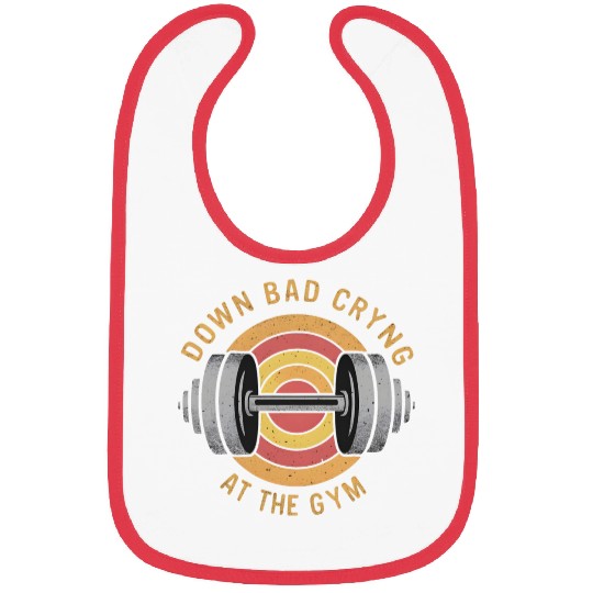 Down Bad Crying At The Gym Bibs