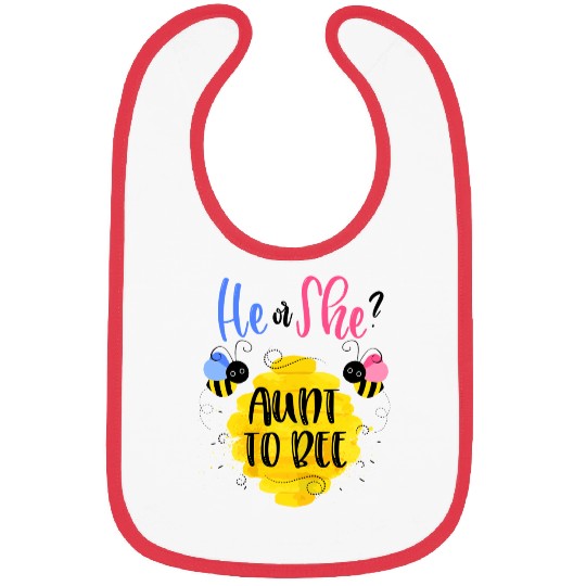 Womens Gender Reveal What Will It Bee He or She Bibs