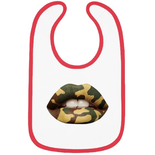 Camo Lips Bibs